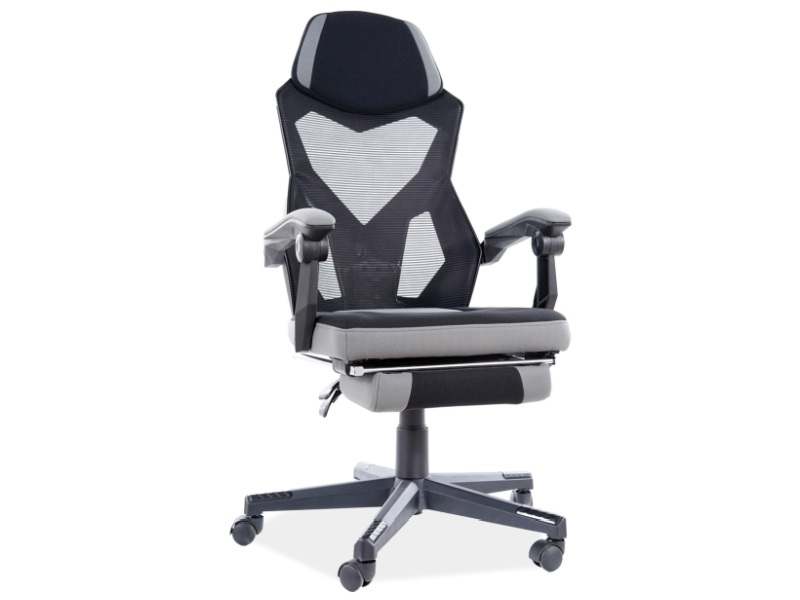 Levně Signal Kancelářská židle Q-939 černá/šedá