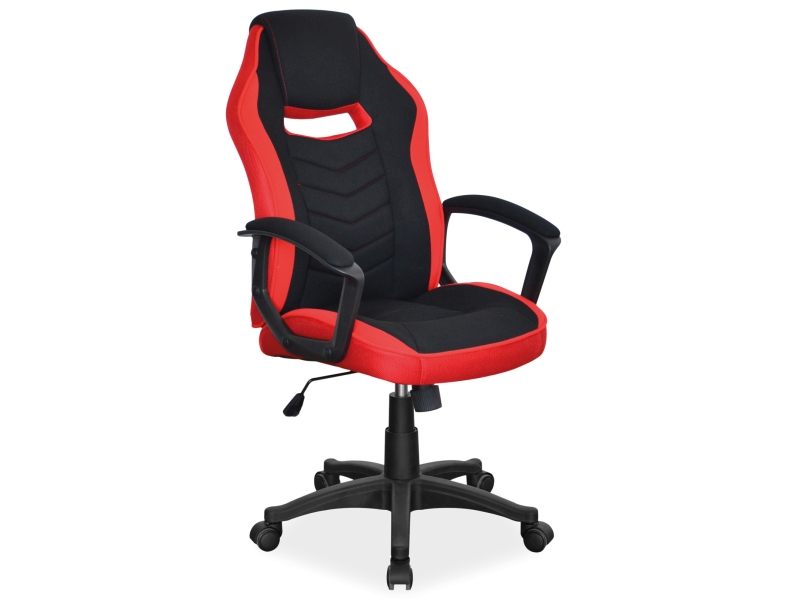 Levně Signal Kancelářská židle CAMARO černá/červená