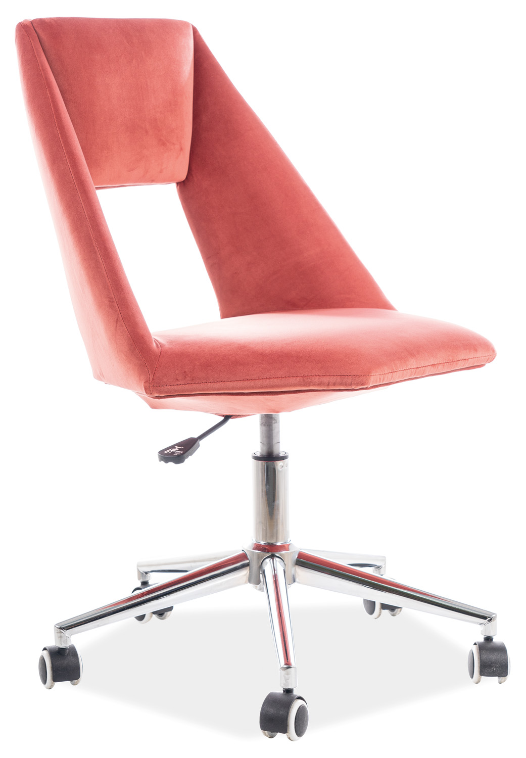 Levně Signal Kancelářská židle PAX růžový samet vzor 173