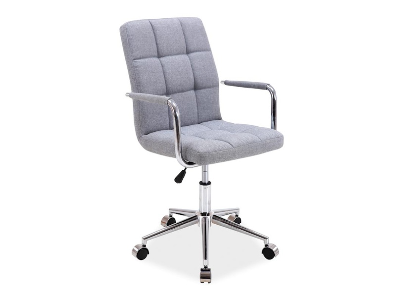 Levně Signal Kancelářská židle Q-022 šedá tkanina