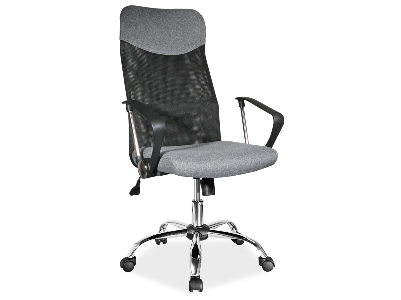 Levně Signal Kancelářská židle Q-025 šedý materiál