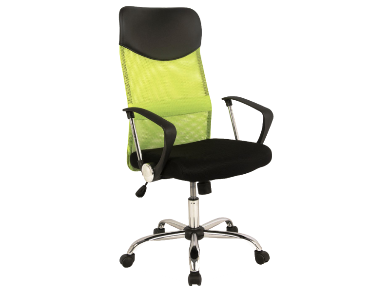 Signal Kancelářská židle Q-025 zeleno/černá