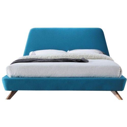 Eshopist Čalouněná postel GANT 160 x 200 cm barva tyrkysová