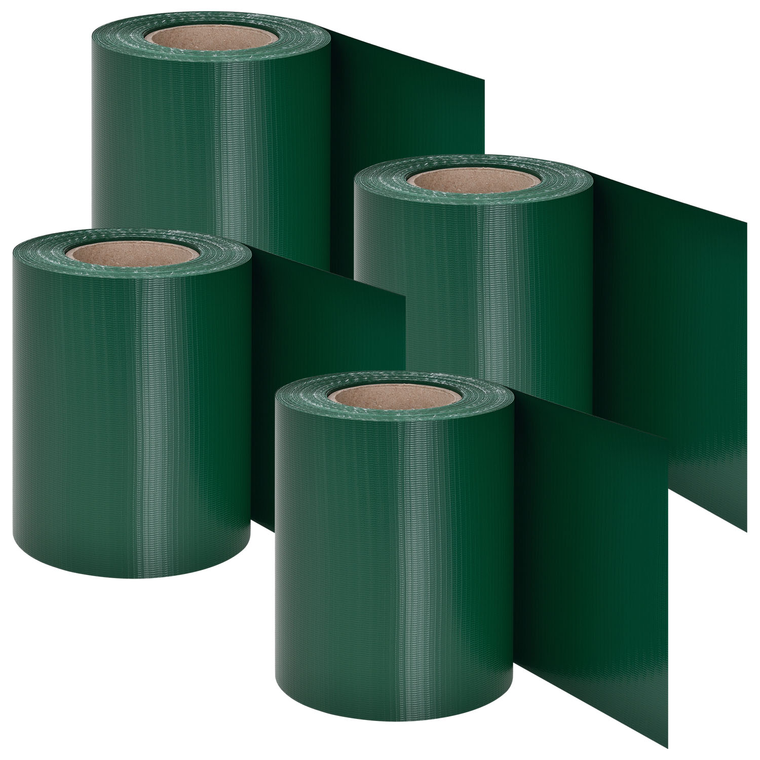 Levně Juskys PVC ochranný pás 4 kusy - zelená