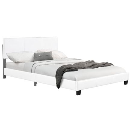 Čalouněná postel,, Barcelona "160 x 200 cm - bílá