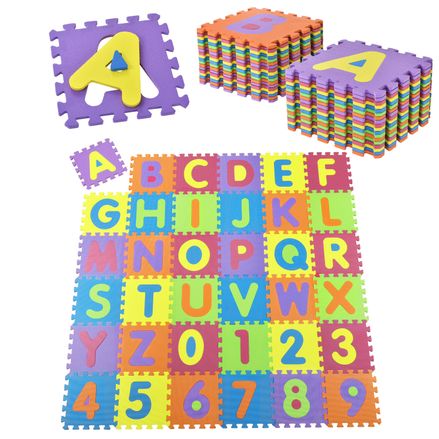 Dětské puzzle 36 částí od A po Z a od 0 po 9