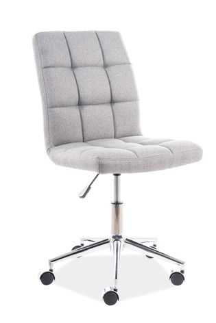 Kancelářská židle Q-020 sivý materiál