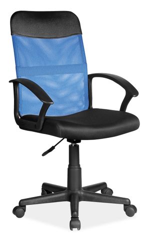 Kancelářská židle Q-702 modrá/černá
