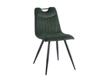 Židle ORFE manchester černý rám / zelená FJORD 79