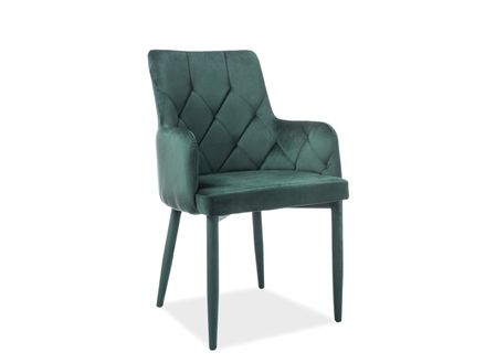 Židle RICARDO VELVET zelená BLUVEL 78