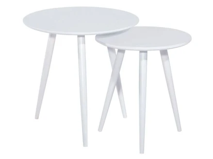 Konferenční stolek CLEO bílý (set)