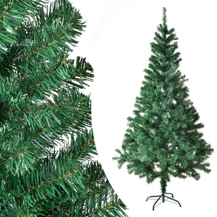 Umělý vánoční stromek - 210 cm, se stojanem, zelený