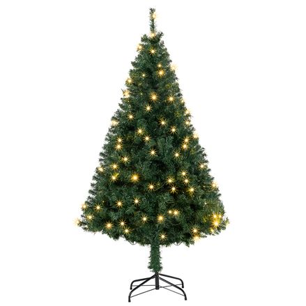 Umělý vánoční stromek s LED svíčkami - 180 cm