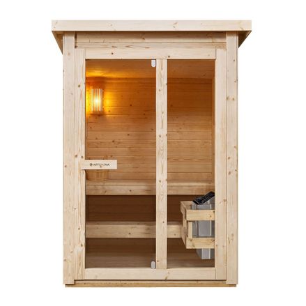 Venkovní sauna Varberg 145 x 150 cm